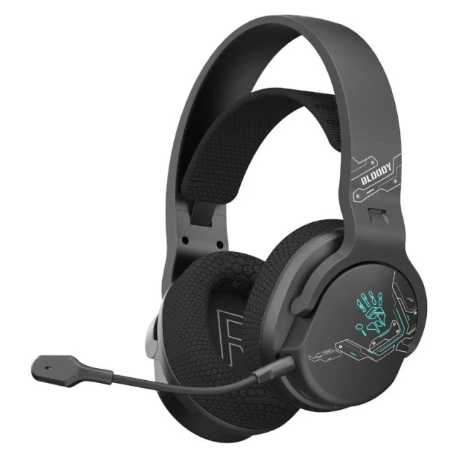 A4Tech A4 - GR370 - BK gejmerske slušalice sa mikrofonom - Bluetooth 5.3, 2.4 GHz, kabl, 50mm, 16 ohm, RGB