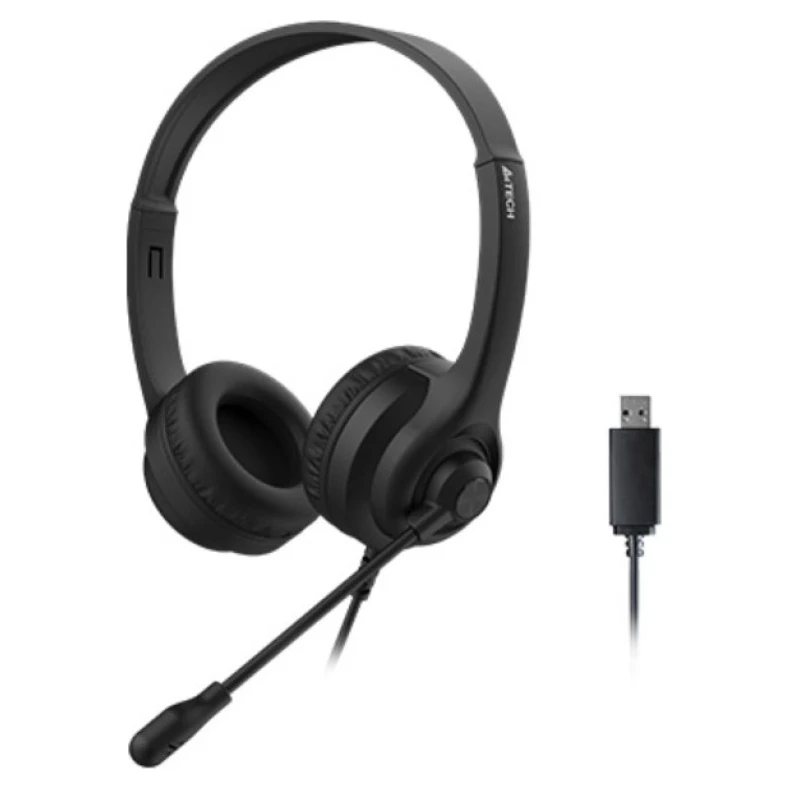 A4Tech A4TECH slušalice sa mikrofonom - 40mm, 32ohm, USB