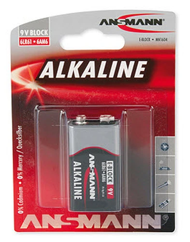 Ansmann 1/1 9V alkalna baterija
