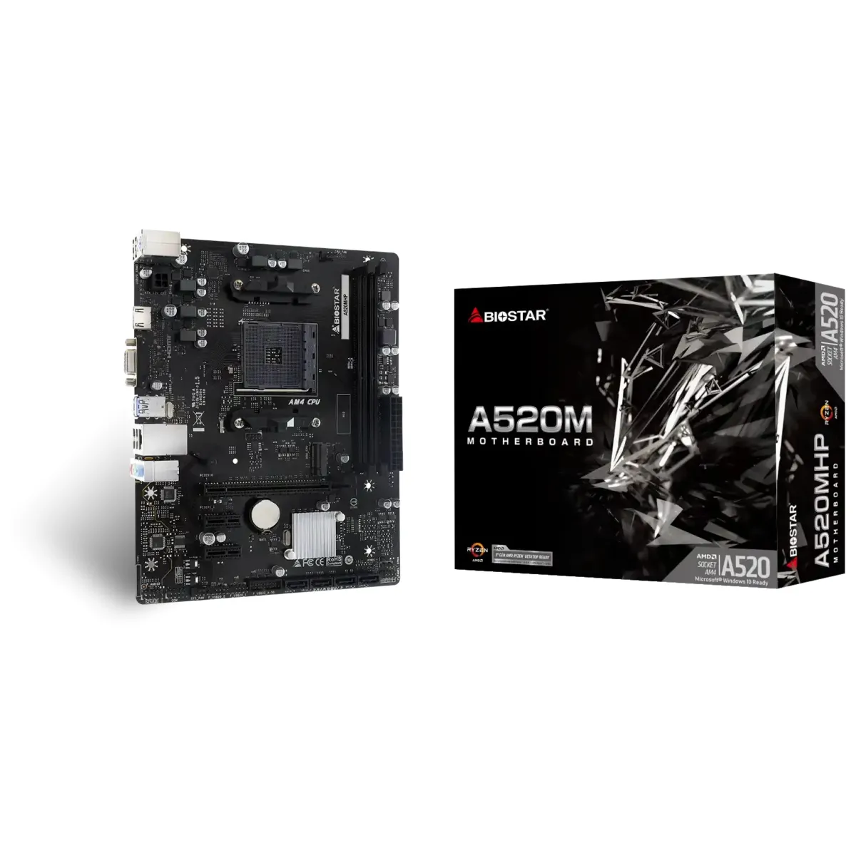 Biostar A520MHP matična ploča - AM4, VGA, HDMI, M.2