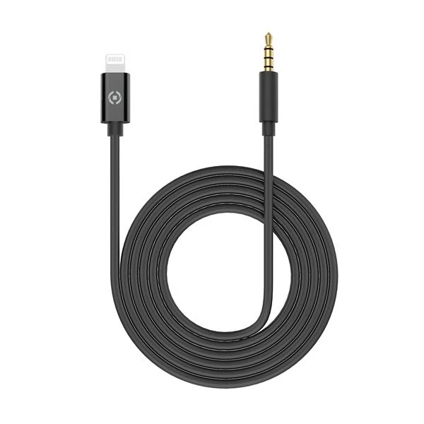 Celly USBLIGHT35MMBK kabl 3.5mm (muški) na lightning (muški) 3m