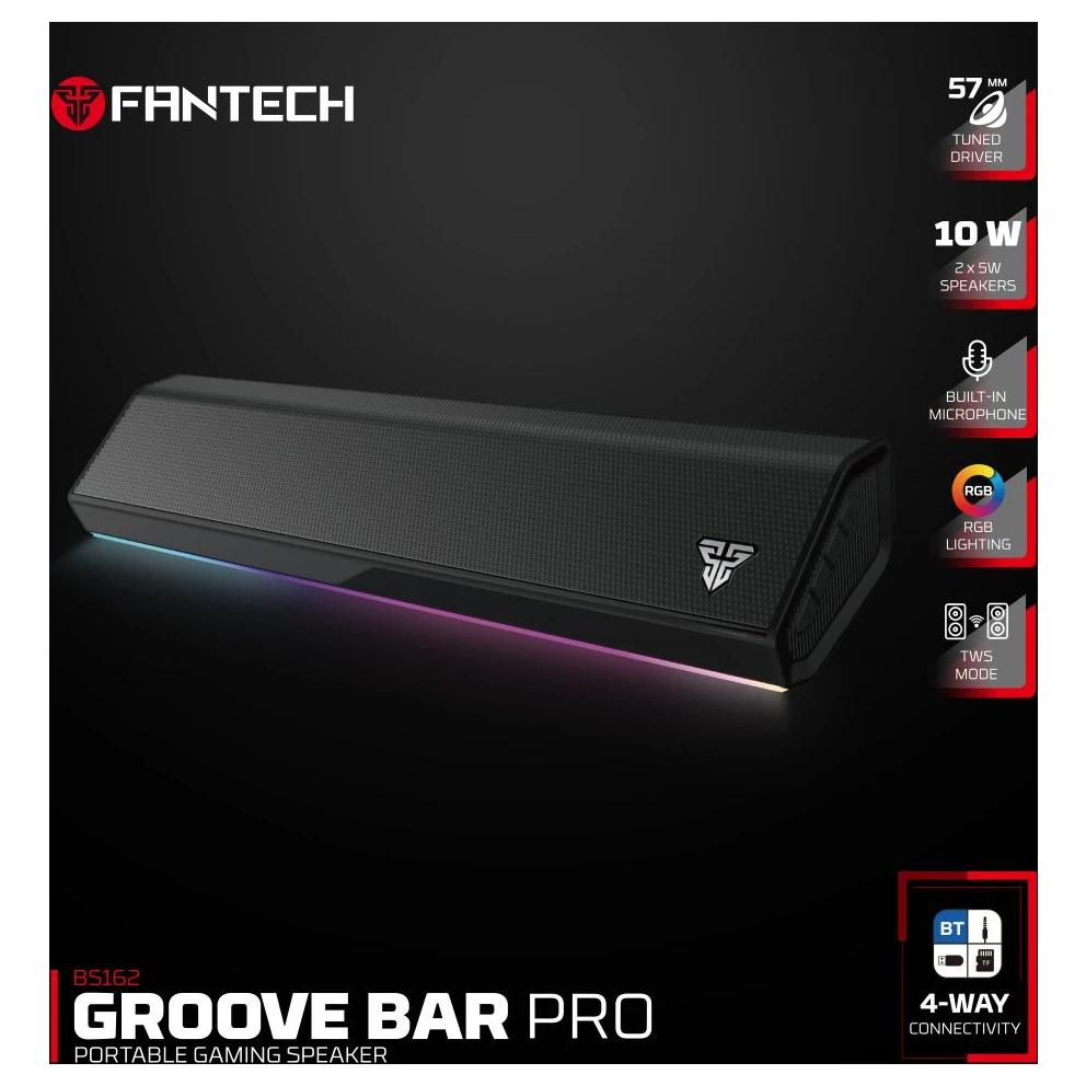 Fantech Groove Bar Pro BS 162 Bluetooth zvučnik crni