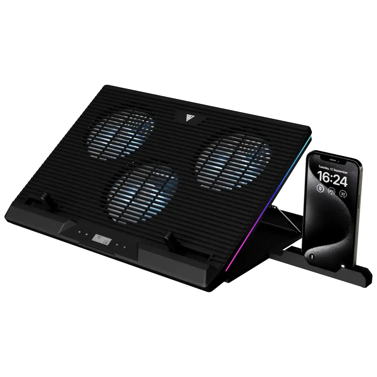 Gamdias Aether M1-7301 postolje za laptop - 3x120mm, 2xUSB-A
