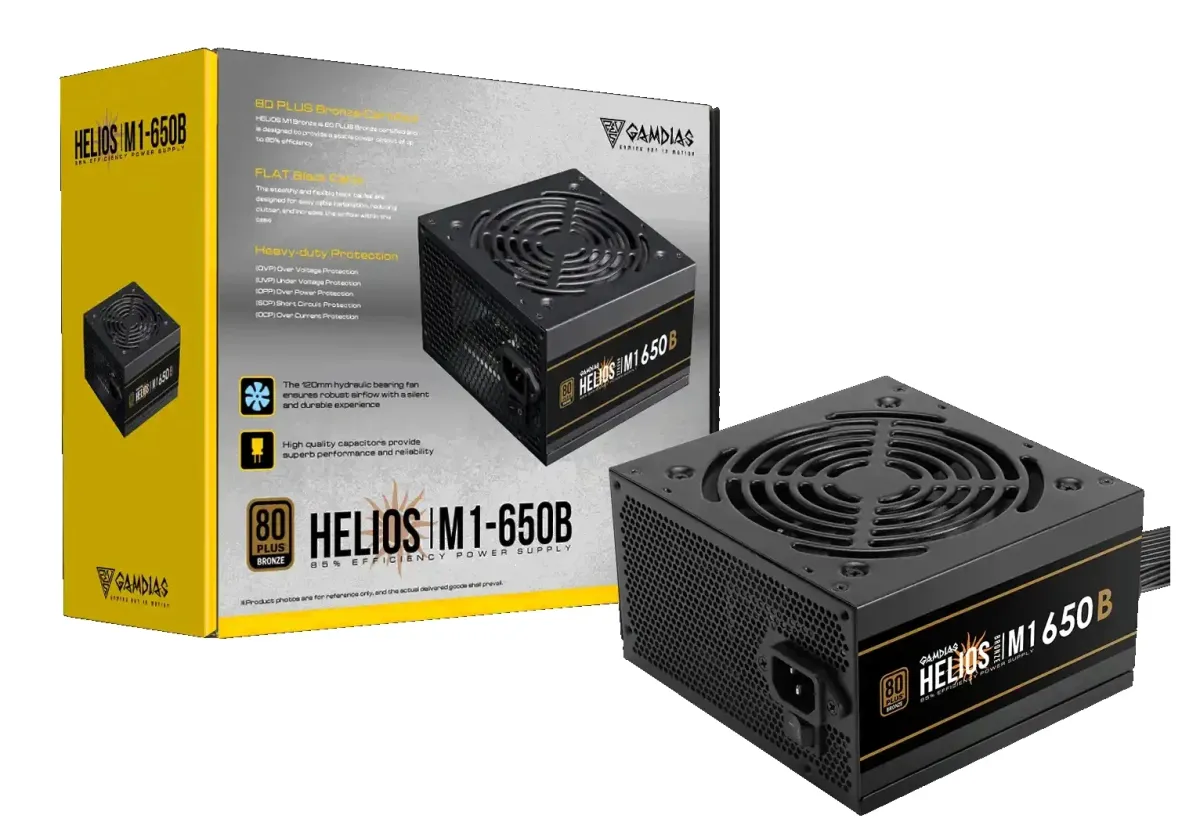 Gamdias Helios M1-650B (ASTRAPE M1-650B) 80 Plus Bronze napajanje 650W 