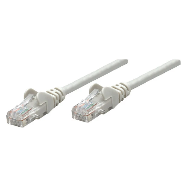 Intellinet (737302) mrežni kabl (LAN) UTP CAT5e 0.25m sivi
