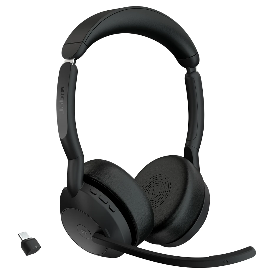 Jabra EVOLVE2 55 VC Headsets - Link380c MS Stereo