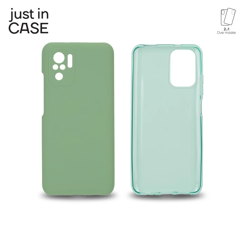 Just In Case MIX304GN 2u1 Extra case MIX paket maski ZELENI za Redmi Note 10s