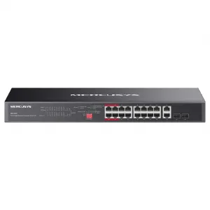 Mercusys MS120GP 20-Port Gigabit Rackmount Switch with 16-Port PoE+
