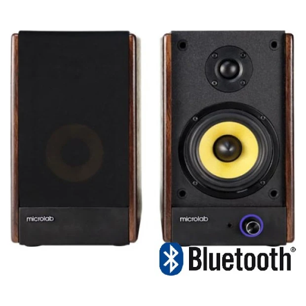 Microlab SOLO4 zvučnici 2.0 - drveni, 60W RMS, Bluetooth, Optical, 2x RCA