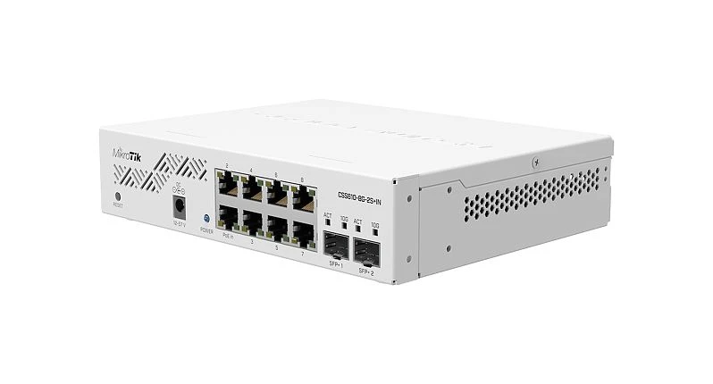 MikroTik (CSS610-8G-2S+IN) SwOS Lite upravljivi 8portni switch