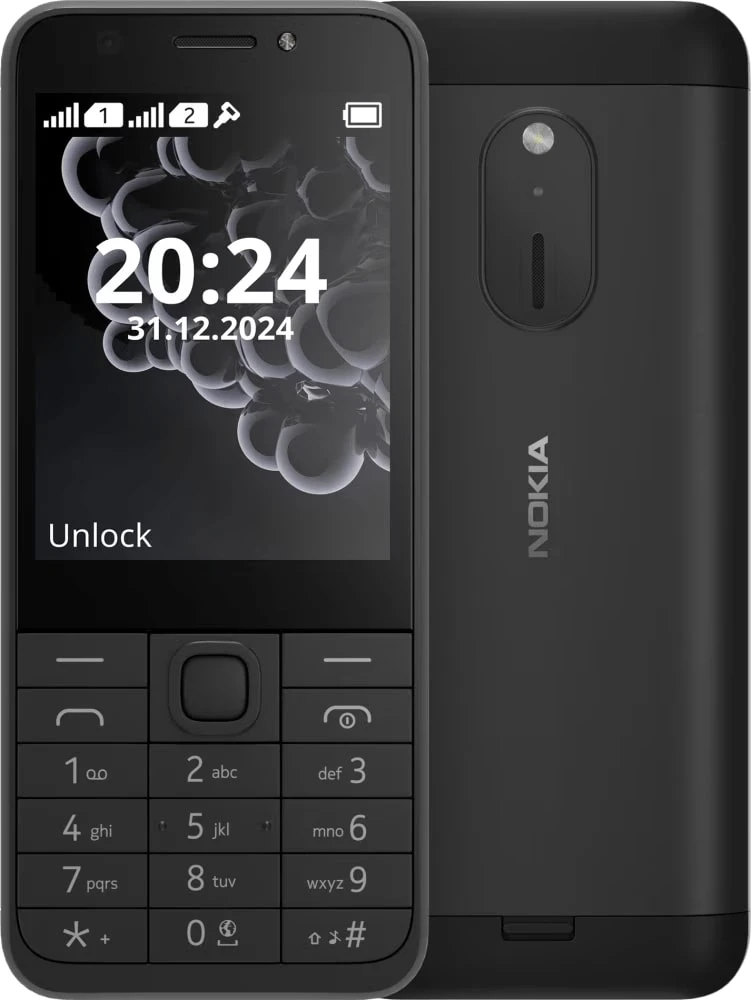 Nokia 230 2024 mobilni telefon crni