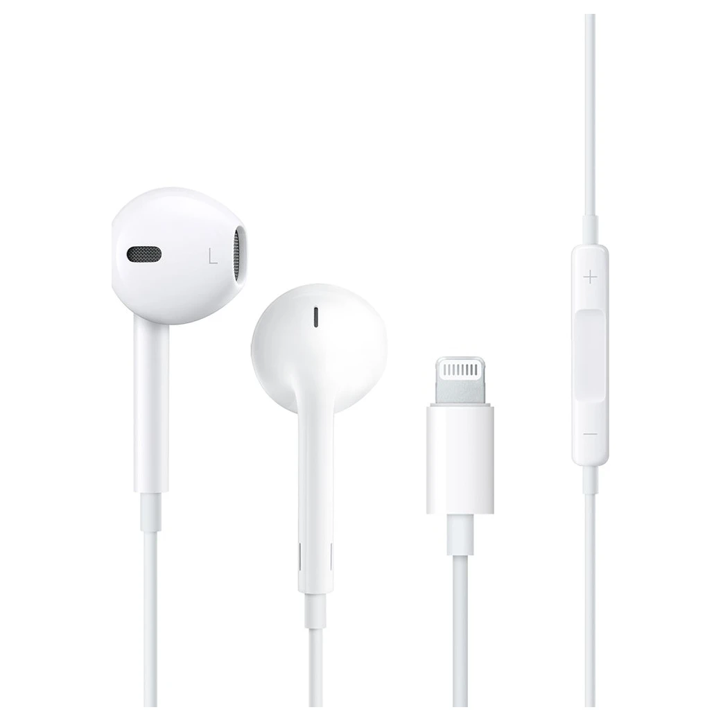Pluginn Ear7 žične bubice za iPhone bele
