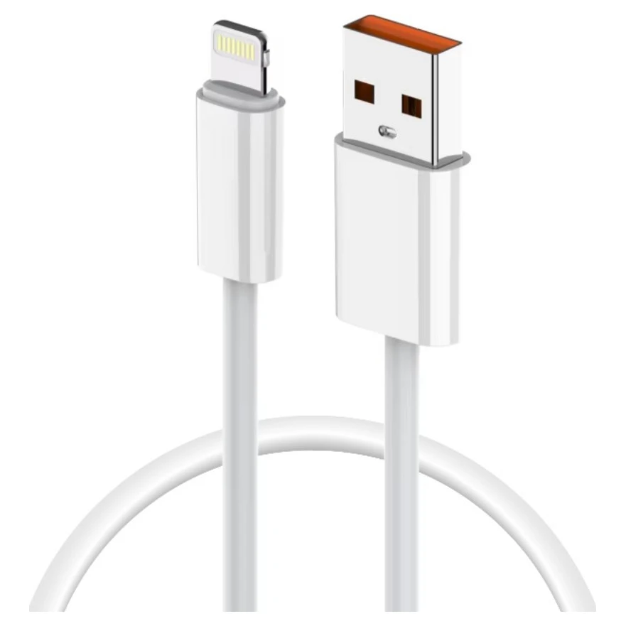 Pluginn USB A na Lightning kabl 25W 2m beli