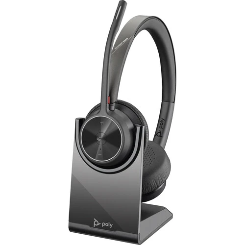 Poly Voyager 4320-M + BT700/ MS Teams certificate + Charging stand USB-C bežične slušalice crne