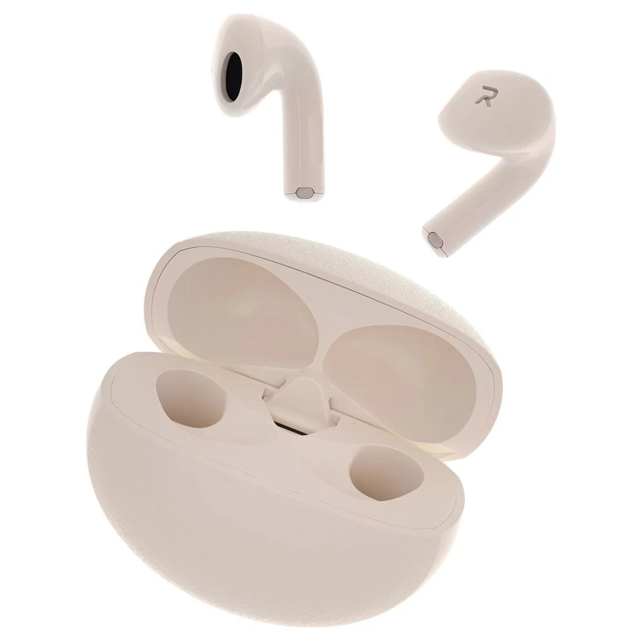 RED Airpods T-phox M90 Bluetooth bubice bež