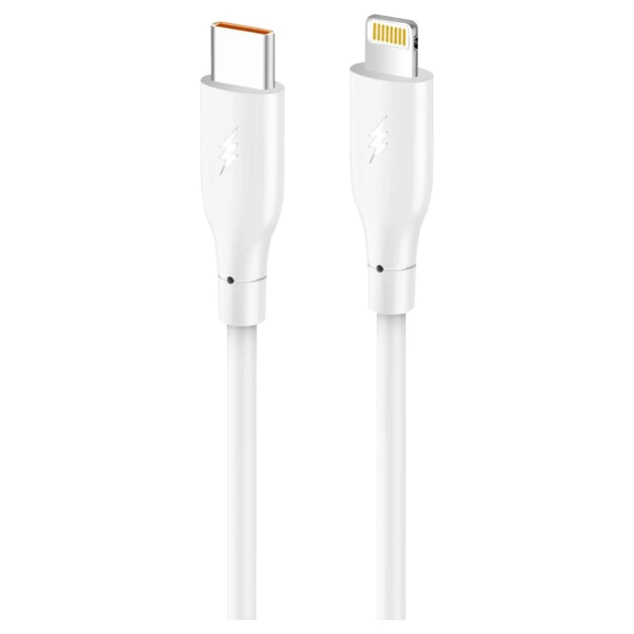 Red kabl USB C (muški) na Lightning (muški) 1m 27W beli
