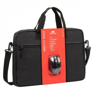 Rivacase Regent 8038 torba za laptop 15.6" crna+ Mis