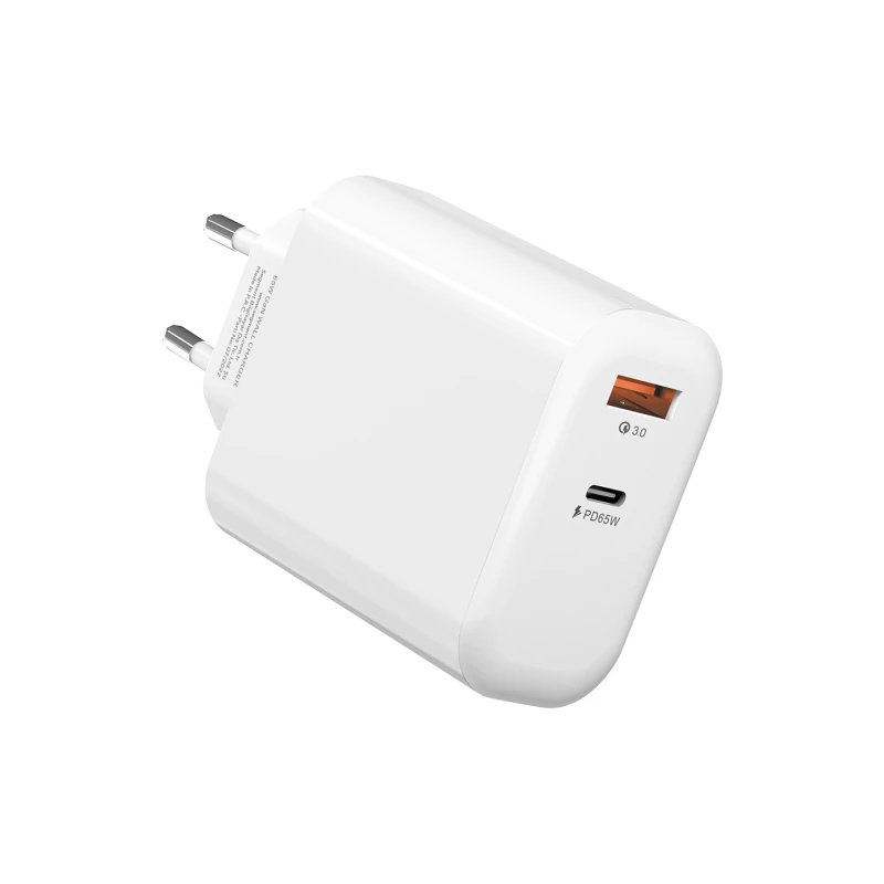 S-link SL-EC69 beli kućni punjač (adapter) za telefon USB A/USB C 65W/QC 18W