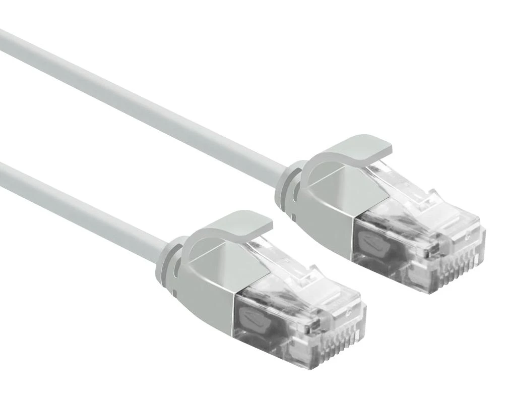 Secomp Roline 21.15.3901 mrežni kabl Cat6a 0.3m UTP sivi