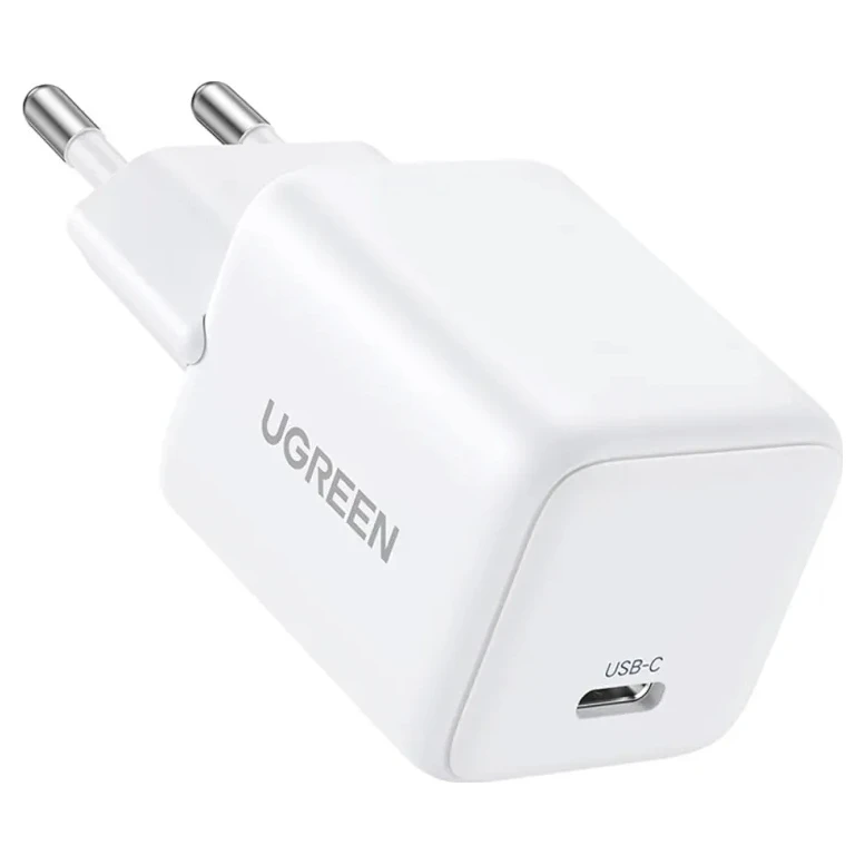 UGREEN X512 20W USB-C GaN punjač za telefon beli