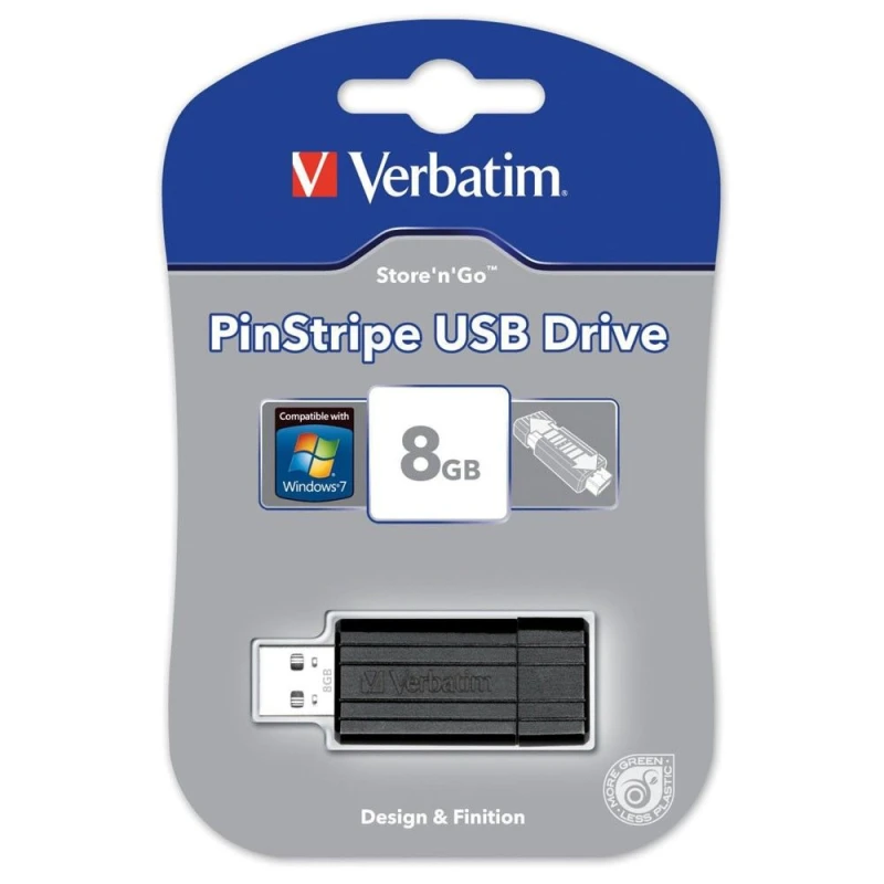 Verbatim USB Flash Pinstripe 8 GB (49062) USB 2.0