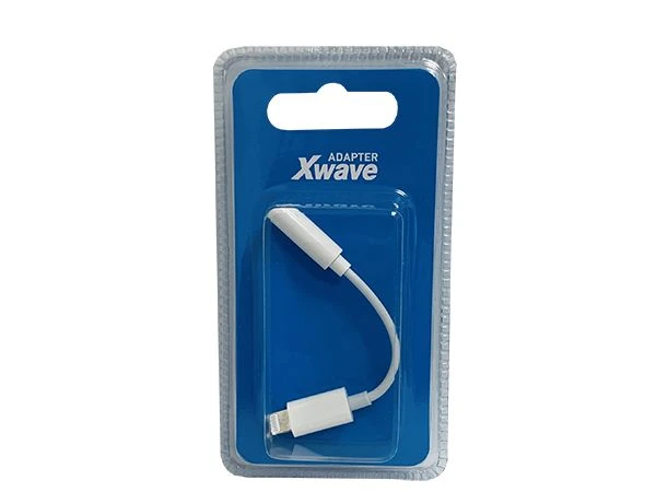 Xwave adapter lightning (muški) na 3.5mm (ženski) beli