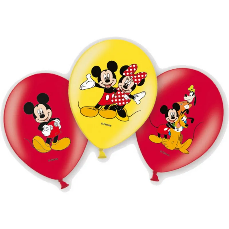 AMSCAN BALONI MICKEY 6 KOM