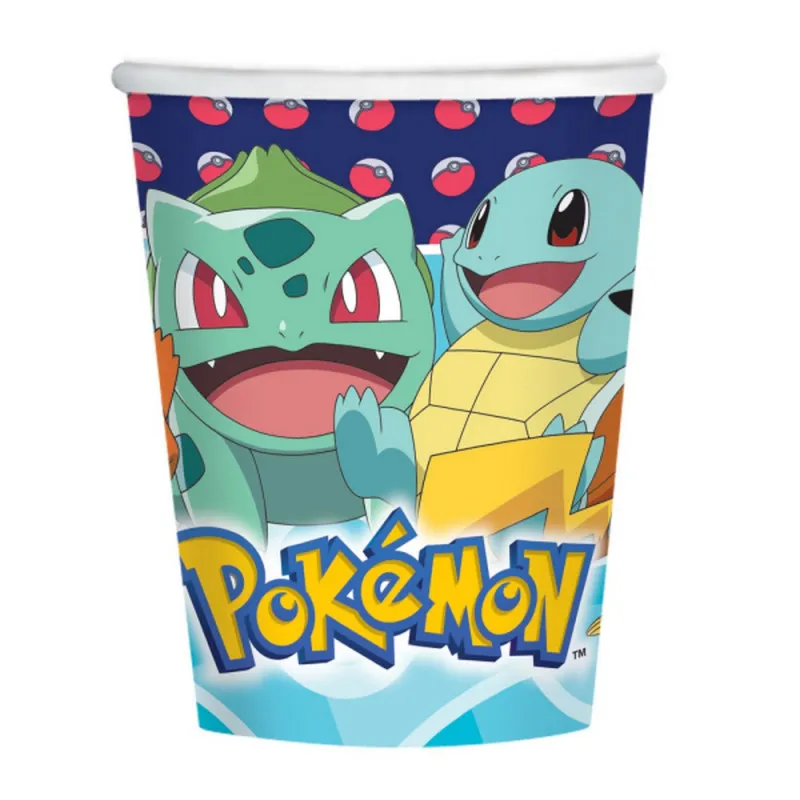 AMSCAN CASA 250 ML POKEMON 8 KOM