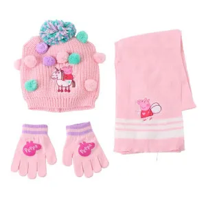 CERDA SET KAPA SAL I RUKAVICE PEPPA PIG