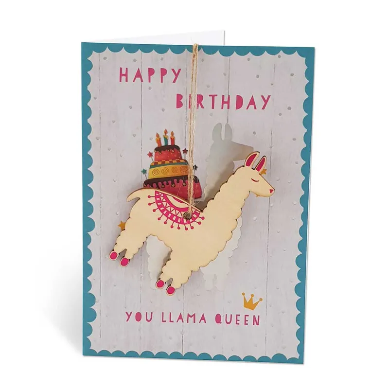 CESTITKA WOODSTOCK HAPPY BIRTHDAY YOU LAMA QUEEN