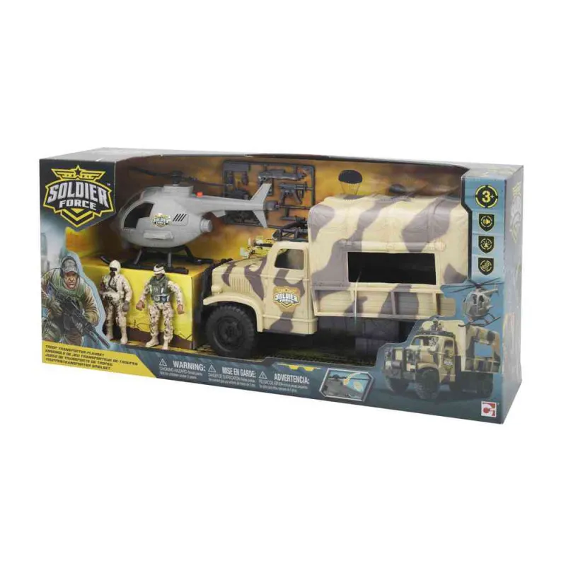 CHAP MAI SOLDIER FORCE KAMION TRANSPORTER PLAYSET