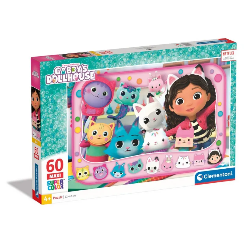 CLEMENTONI PUZZLE 60 MAXI GABBYS DOLLHOUSE
