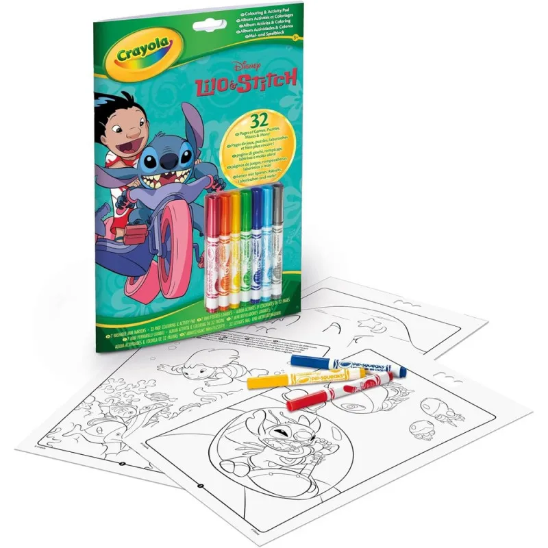 CRAYOLA BOJANKA SA FLOMASTERIMA STITCH