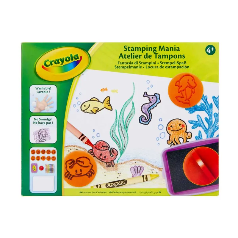 CRAYOLA CRAYOLA STAMPING MANIA SET
