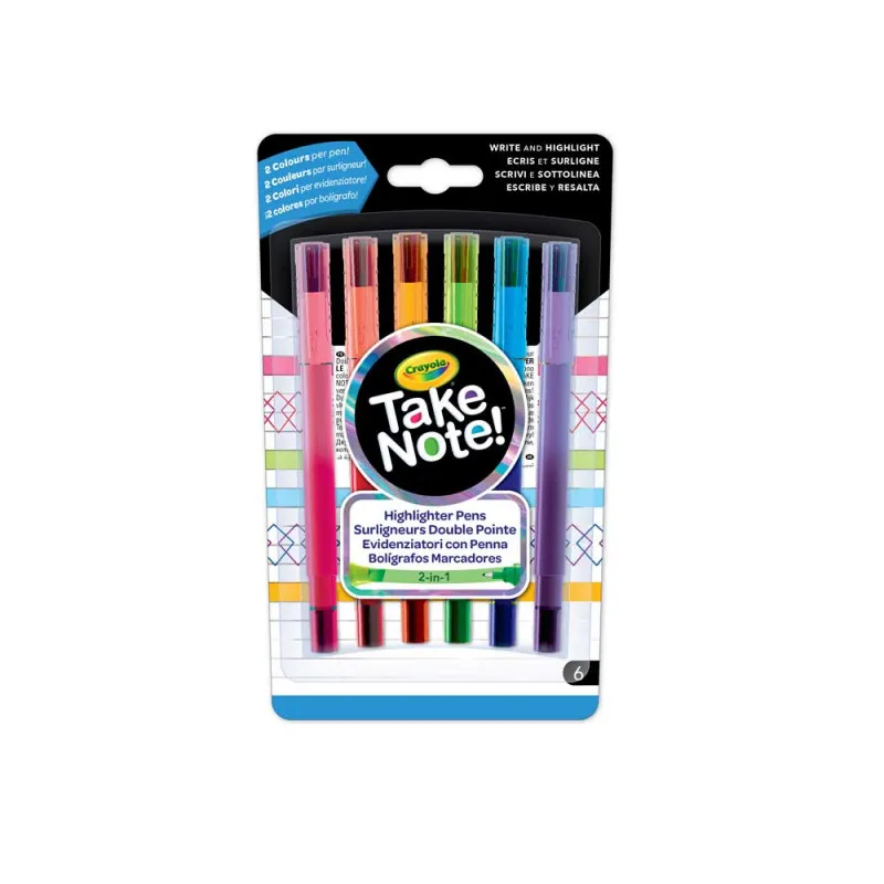 CRAYOLA DVOSTRANE HIGHLIGHT OLOVKE