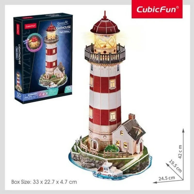 CUBIC FUN PUZZLE LIGHTHOUSE L540H