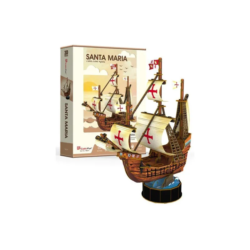 CUBICFUN PUZZLE SANTA MARIA T4031h