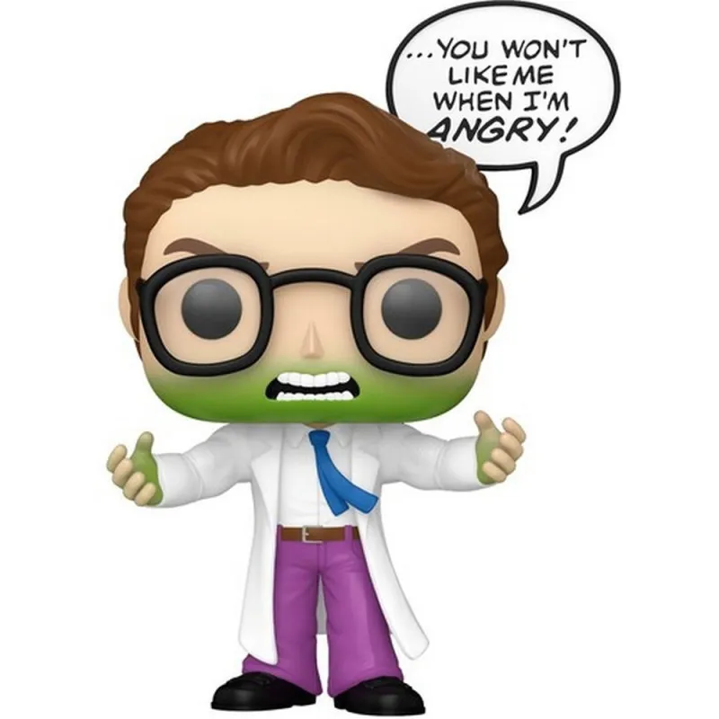 FUNKO POP FIGURA - MARVEL - POP VINYL - BRUCE BANNER DONT MAKE ME ANGRY