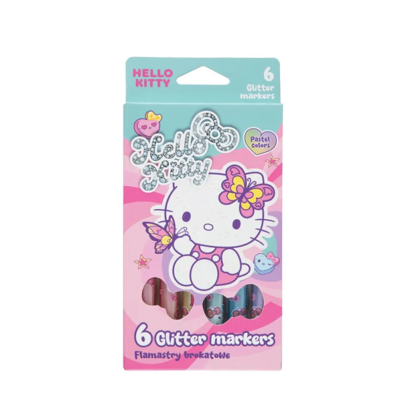 HELLO KITTY FLOMASTERI 6 BOJA