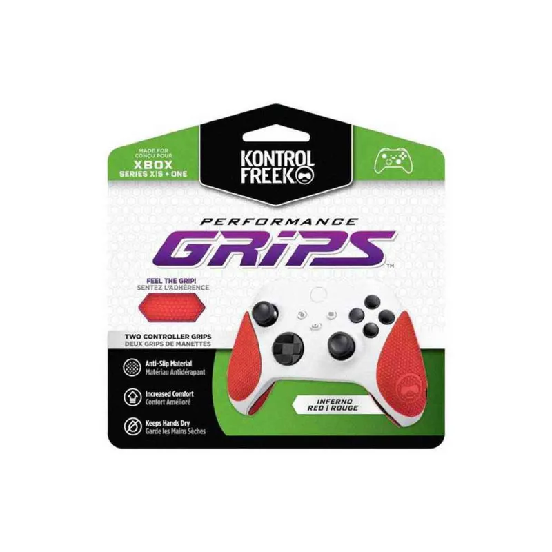 KONTROLFREEK CONTROLLER PERFORMANCE GRIPS - RED XBOX ONE XBOX SERIES X