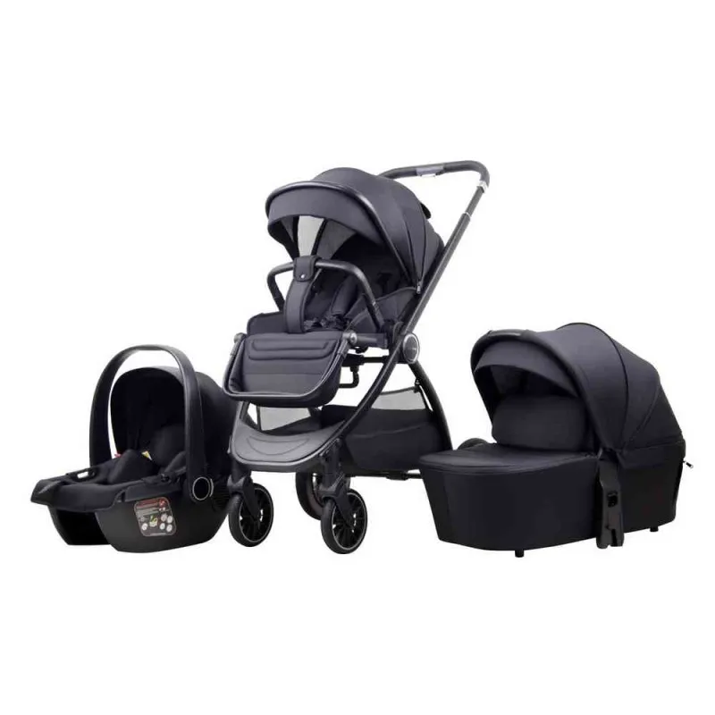 LA MAMA TRIO KOLICA ZA BEBE 3U1   BLACK