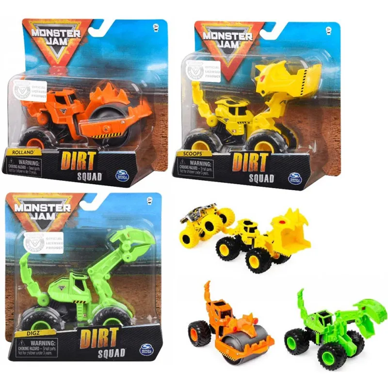MONSTER JAM DIRT SQUAD VOZILO ASST