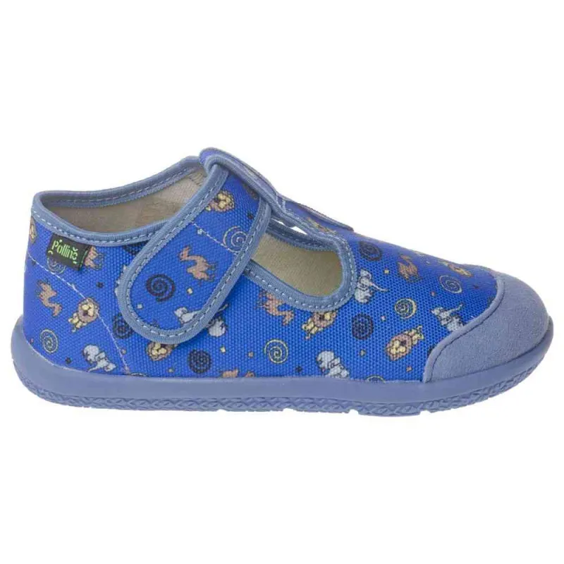 POLLINO PATOFNA ANIMAL BLUE