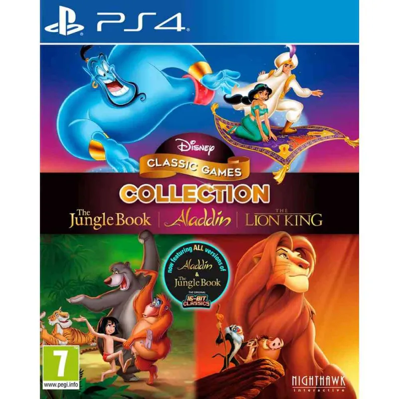 PS4 DISNEY CLASSIC GAMES - COLLECTION - THE JUNGLE BOOK, ALADDIN & THE LION KING