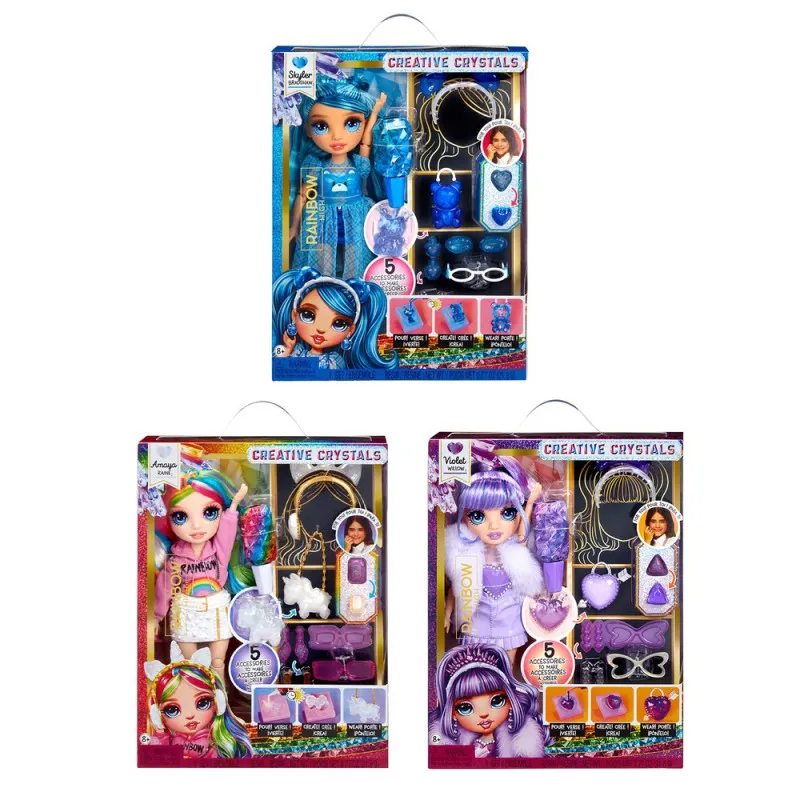 RAINBOW HIGH CREATIVE CRYSTALS ASST