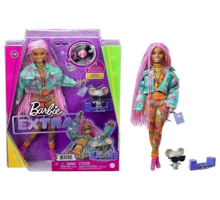 Barbie Extra Pink pletenice 1036881
