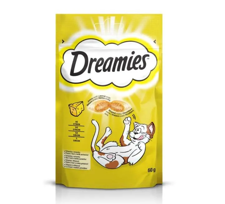 Dreamies Poslastica za mačke sir 60 g