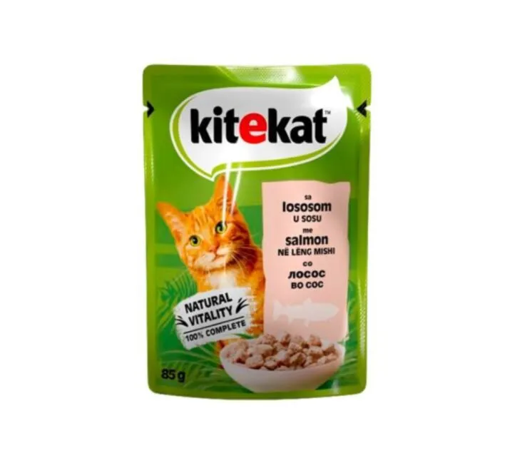 Kitekat Kesice za mačke losos 85 g