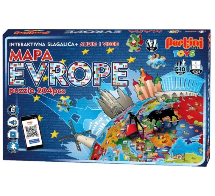 Pertini Mapa Evrope