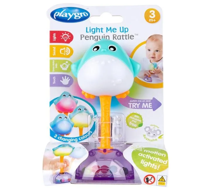 PLAYGRO Igračka Playgro Svetleća zvečka pingvin